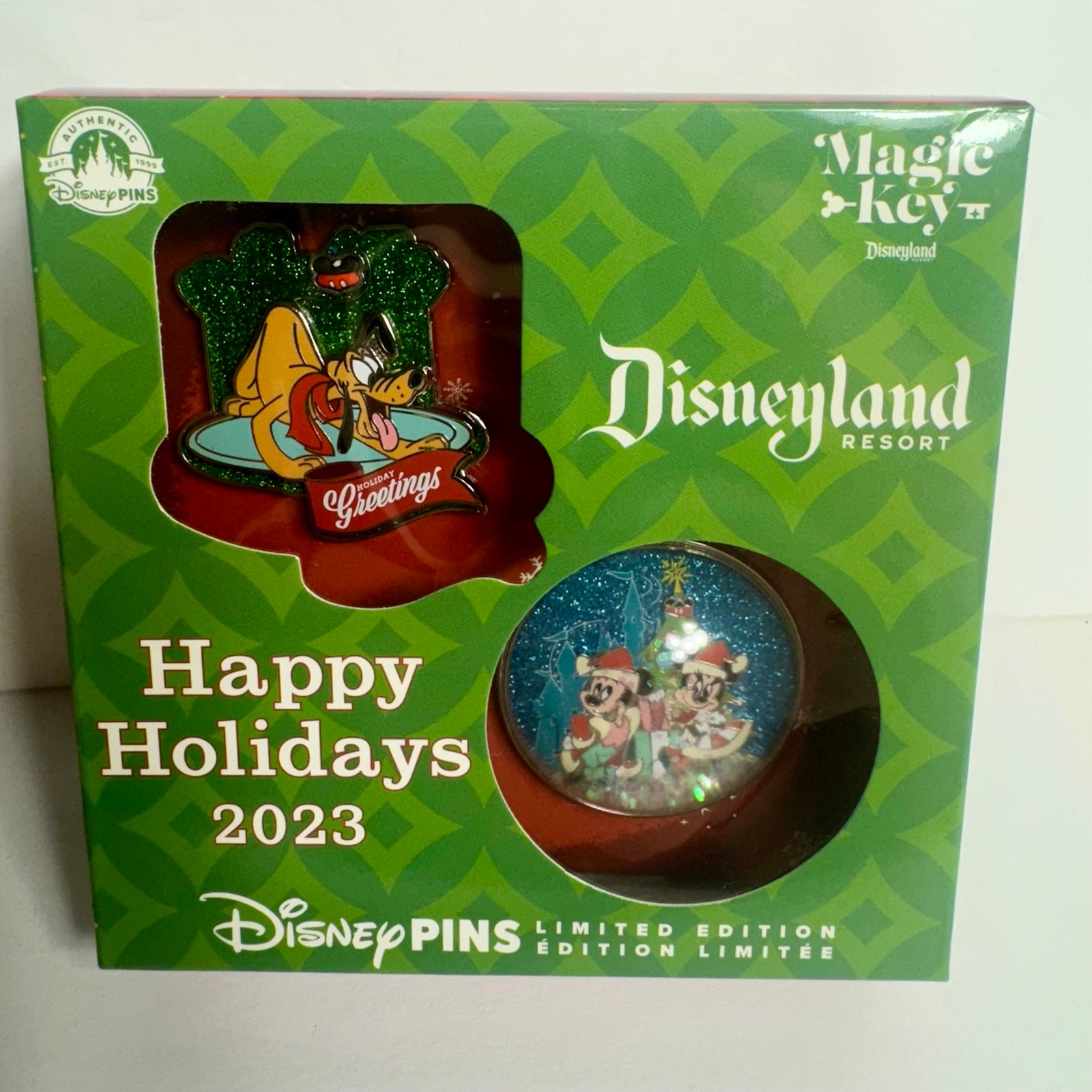 NWT. Holiday pins & ornament set. Limited Edition Passholder-Exclusive Holiday M