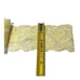 Fancy Vintage Lingerie LOT Scalloped Stretch Yellow Floral Lace Trim 3” Wide