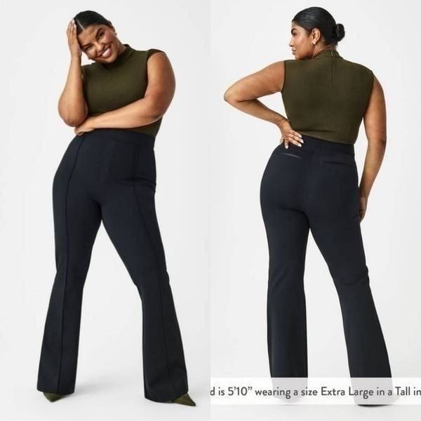 Spanx High Rise Flare in Ponte Pant 3XL NWT