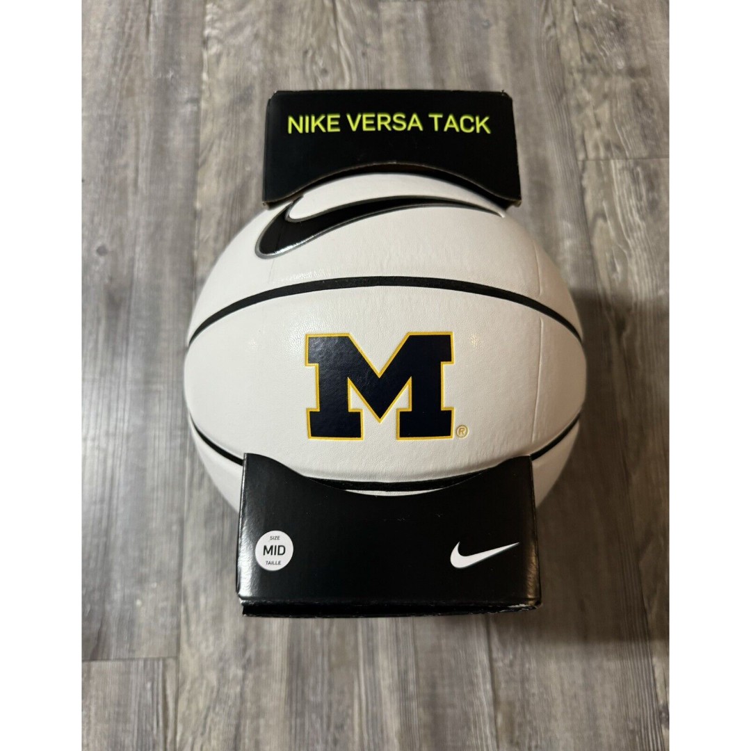 Nike Elite Championship Michigan University NCAA Game Ball Basketball 28.5” NEW