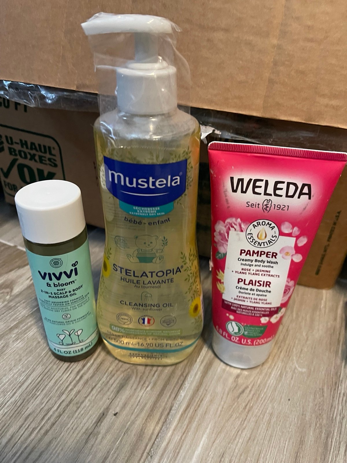 Welda Mustela vivvi baby bundle