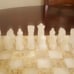 Hand carved chess set