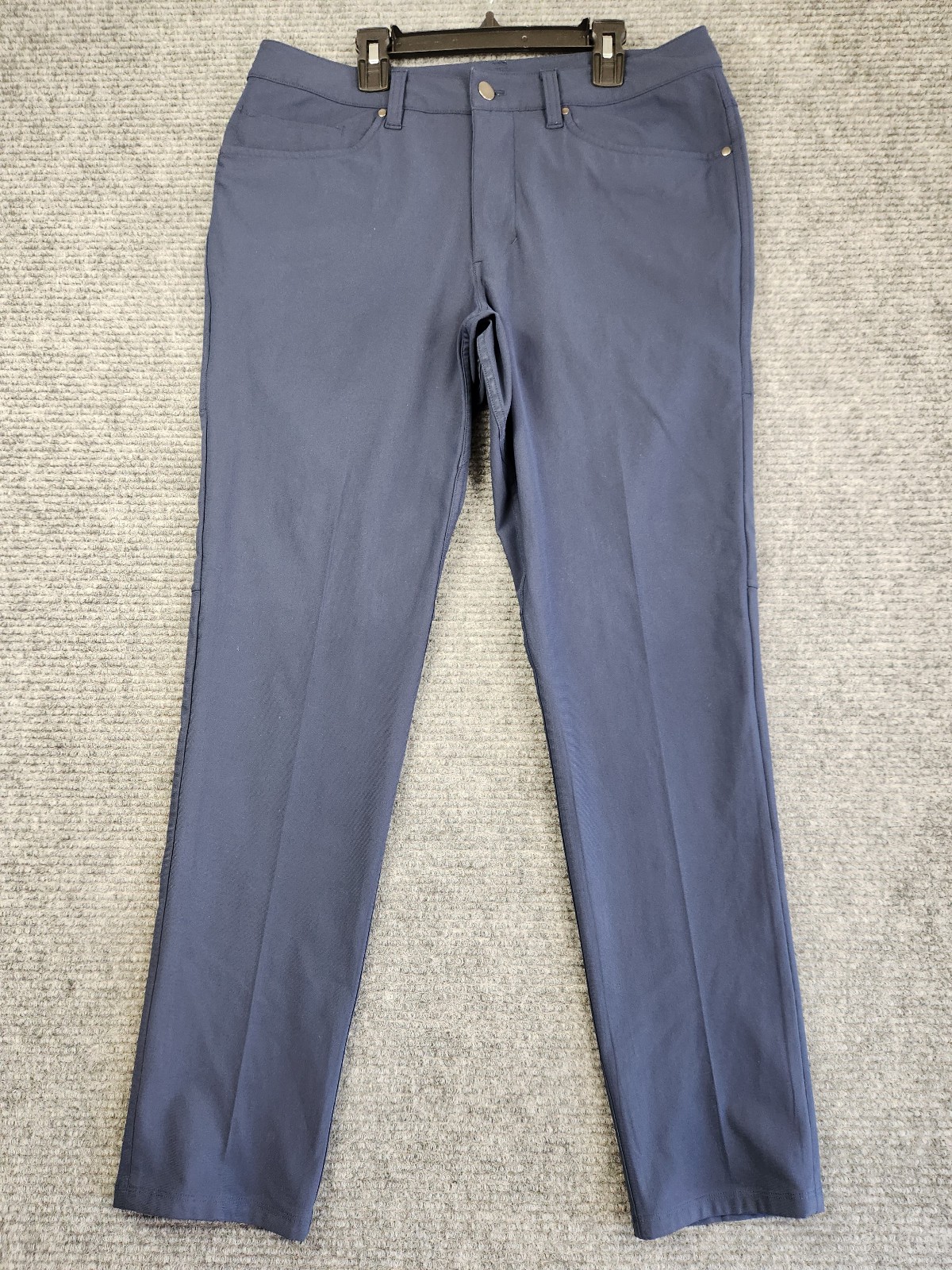 Lululemon Men’s ABC Slim Fit Trousers 32x30 Navy Blue Athletic Performance