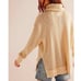 We The Free Free People Tommy Turtleneck Sweater Toasted Almond Womens Small