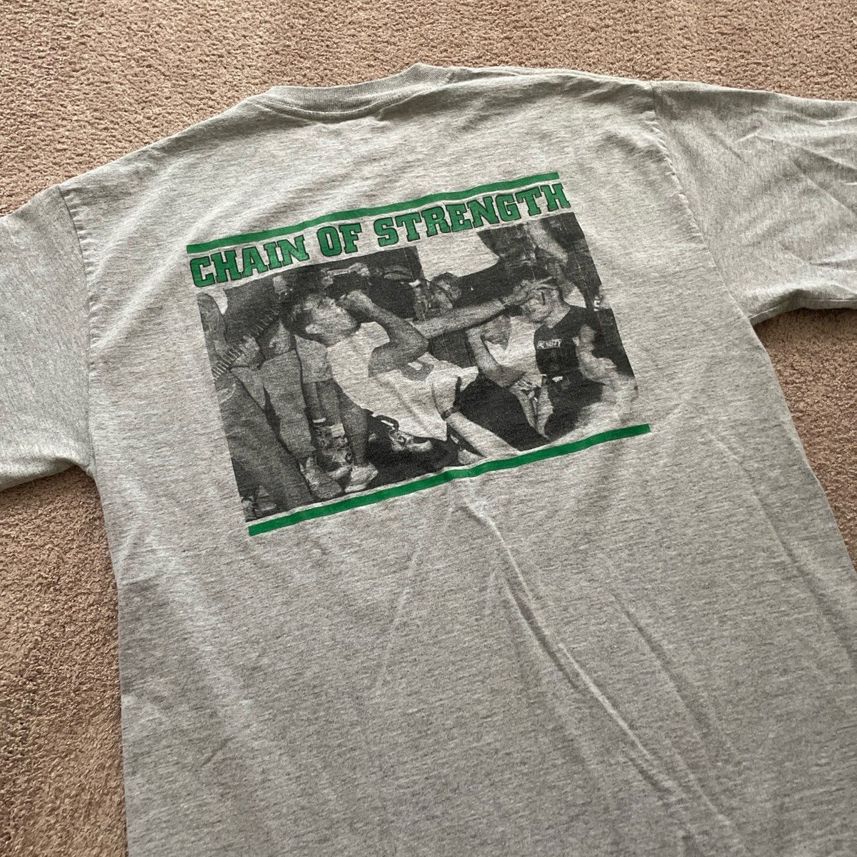 Vintage Chain of Strength Shirt y2k hardcore