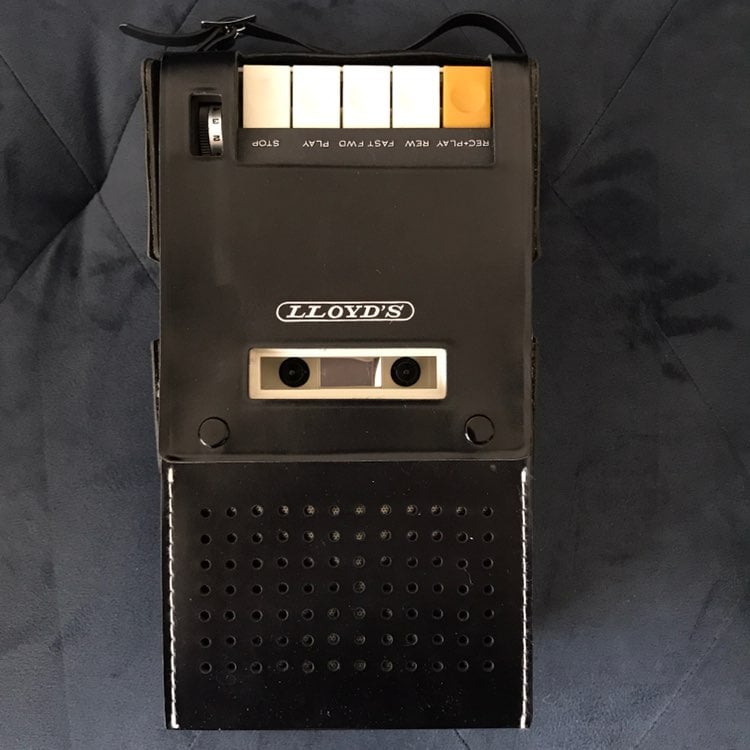 Lloyds portable cassette player vintage