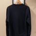 Bape Zip Shark Face Logo Black Crewneck Sweatshirt