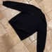 Bape Zip Shark Face Logo Black Crewneck Sweatshirt