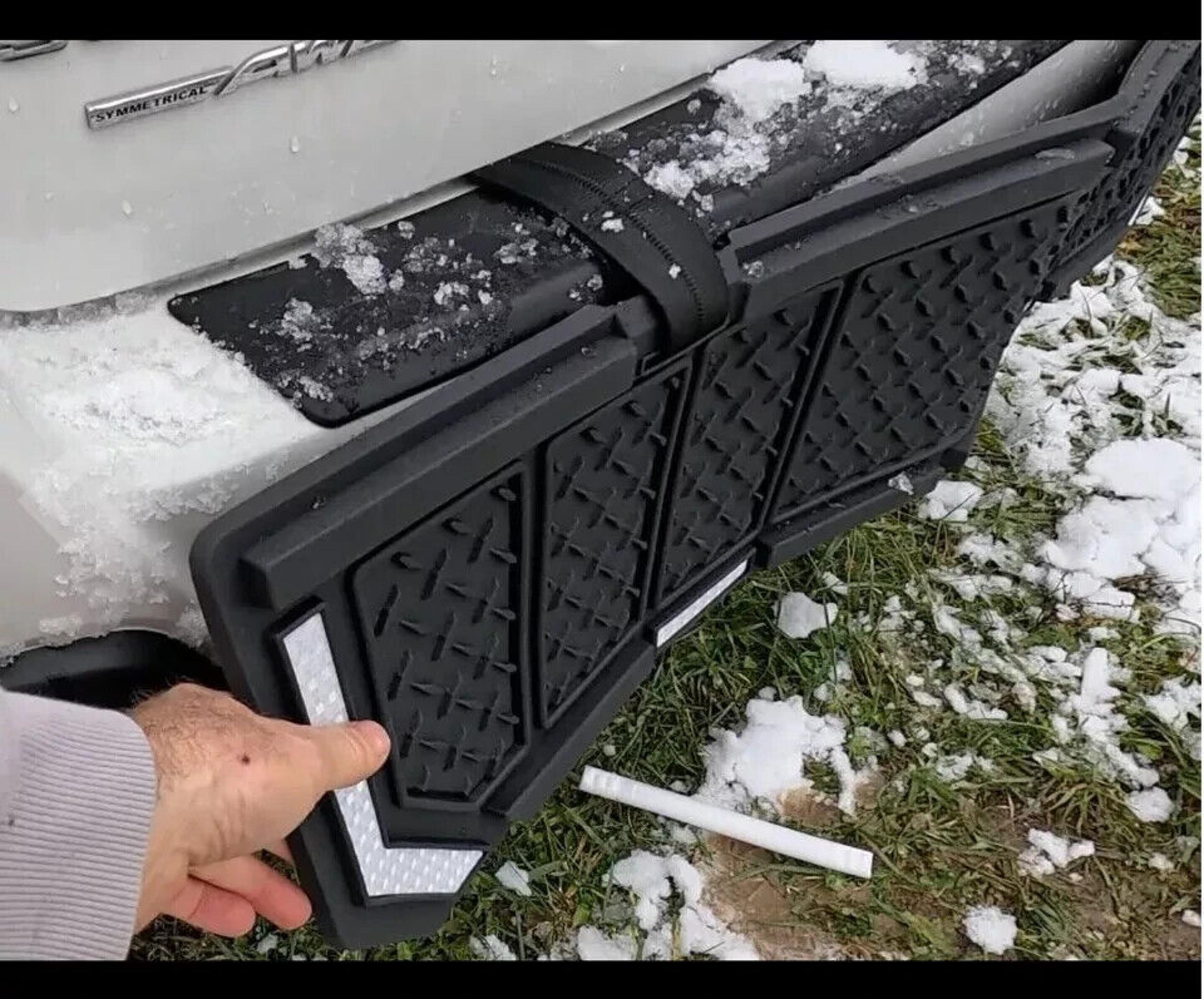 Motor Trend Heavy-Duty Rear Car Bumper Protector - Bumper Guard for Vehicle