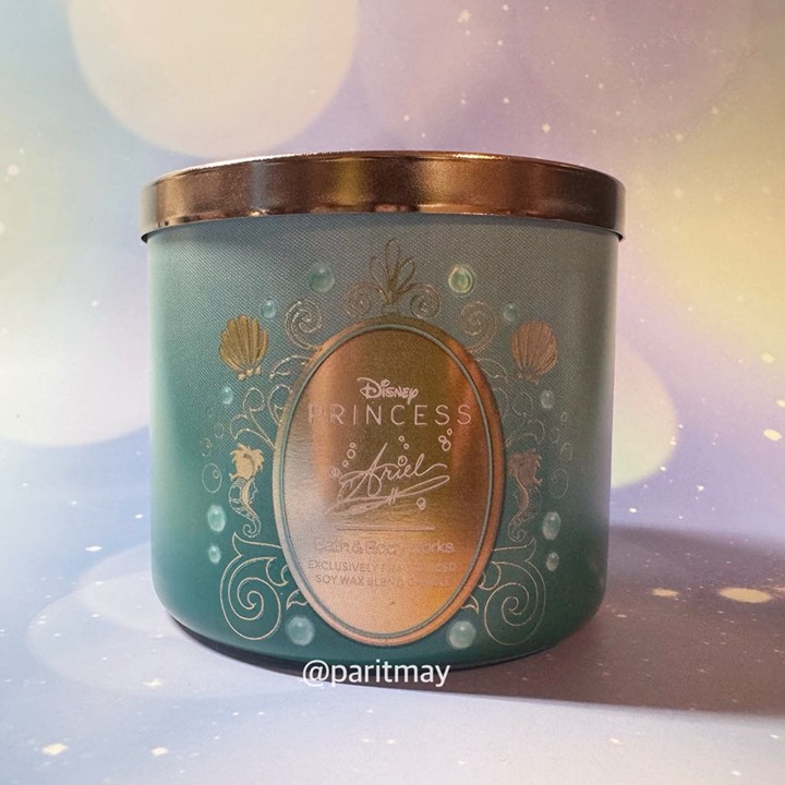 Bath & Body Works Disney Princess Ariel Limited Edition 3-Wick Candle (NEW)