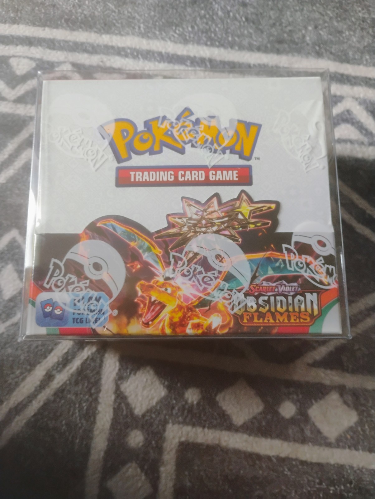Pokemon TCG SEALED Obsidian Flames Booster Box w Protective Case