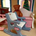 Little tikes rocking chair rocker dollhouse nursery like new!