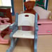 Little tikes rocking chair rocker dollhouse nursery like new!