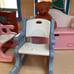 Little tikes rocking chair rocker dollhouse nursery like new!