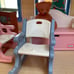 Little tikes rocking chair rocker dollhouse nursery like new!