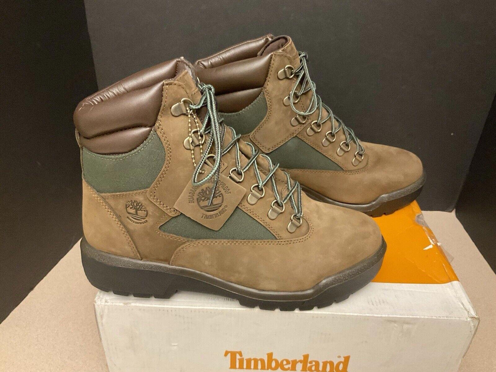 New! Men's Timberland Field Boot 6-Inch Waterproof Nubuck. Size 9M. Nice Boots!!