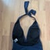 we wore what - navy blue brooklyn halter top swimsuit - women's size M