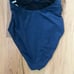 we wore what - navy blue brooklyn halter top swimsuit - women's size M