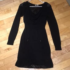 DKNY Black Sweater Dress