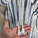 Anthropologie Love Binetti Monaco Striped Swim Cover Up Dress Size Small