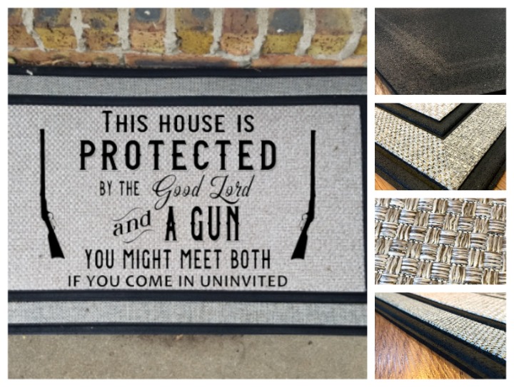 This House is Protected Door Mat