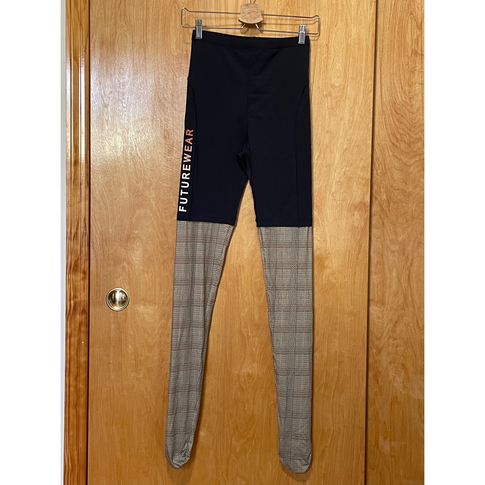 Marine Serre FW18 Futurewear Glen Check Leggings Size M