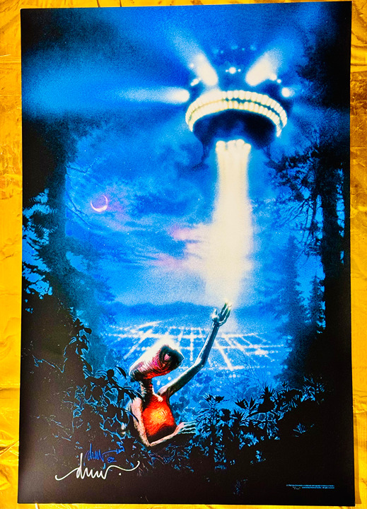 E.T. Extra Terrestrial 35th Anniv. Variant Movie Print Drew Struzan #72 of 225