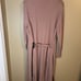 NWT Express Dusty Pink Blush Long Cardigan Belted Duster Sweater XL