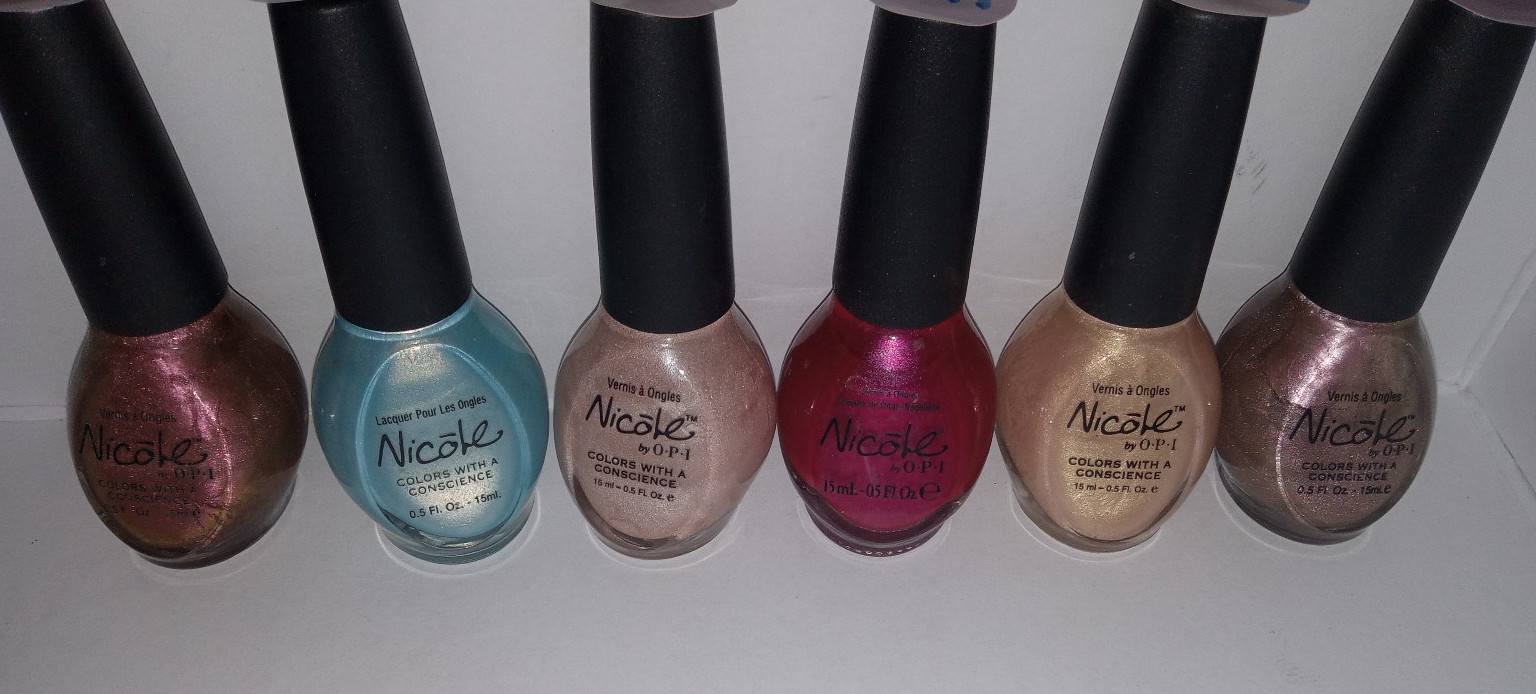 NOPI Nicole By OPI HTF Rare set of 6 Polishes from The First Launch Of NOPI Vint