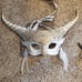 Ivory Gold Masquerade Mask, Ladies Masquerade Mask, Couple Party Mask, 1 Pair