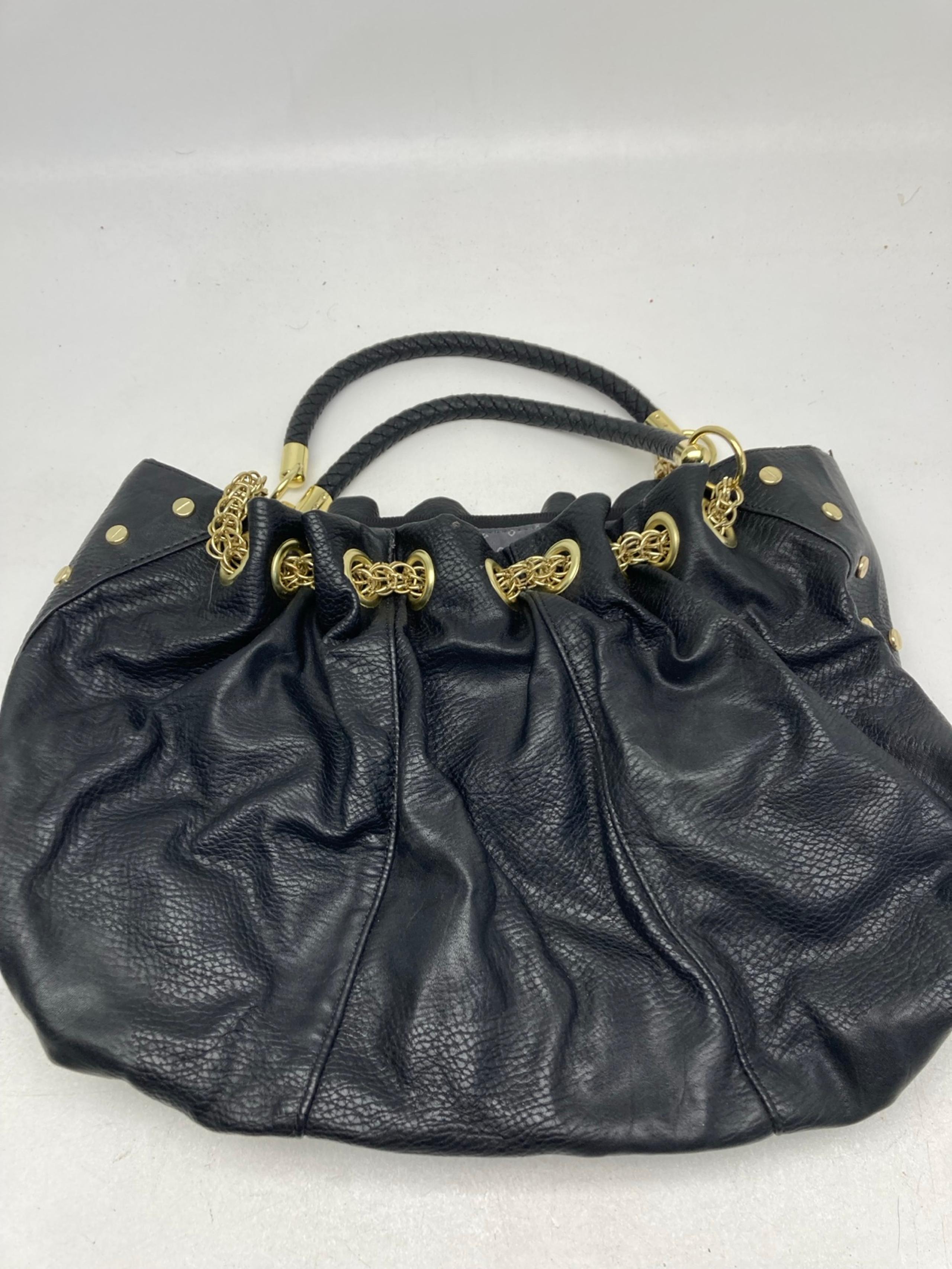 Olivia & Joy Black Shoulder Bag Purse/Handbag Large A21