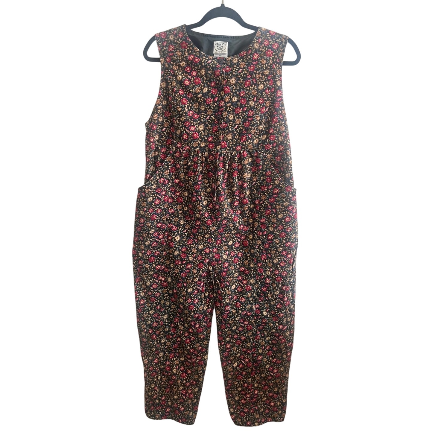 Vintage Laura Ashley jumpsuit floral print size S