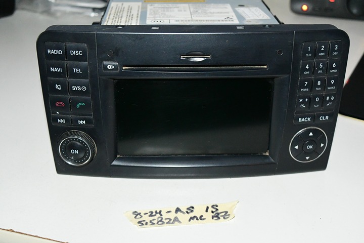 MERCEDES GL A1649002601 BZ9841 2008-2009 Radio stereo Am Fm Cd W Nav AS IS 515b