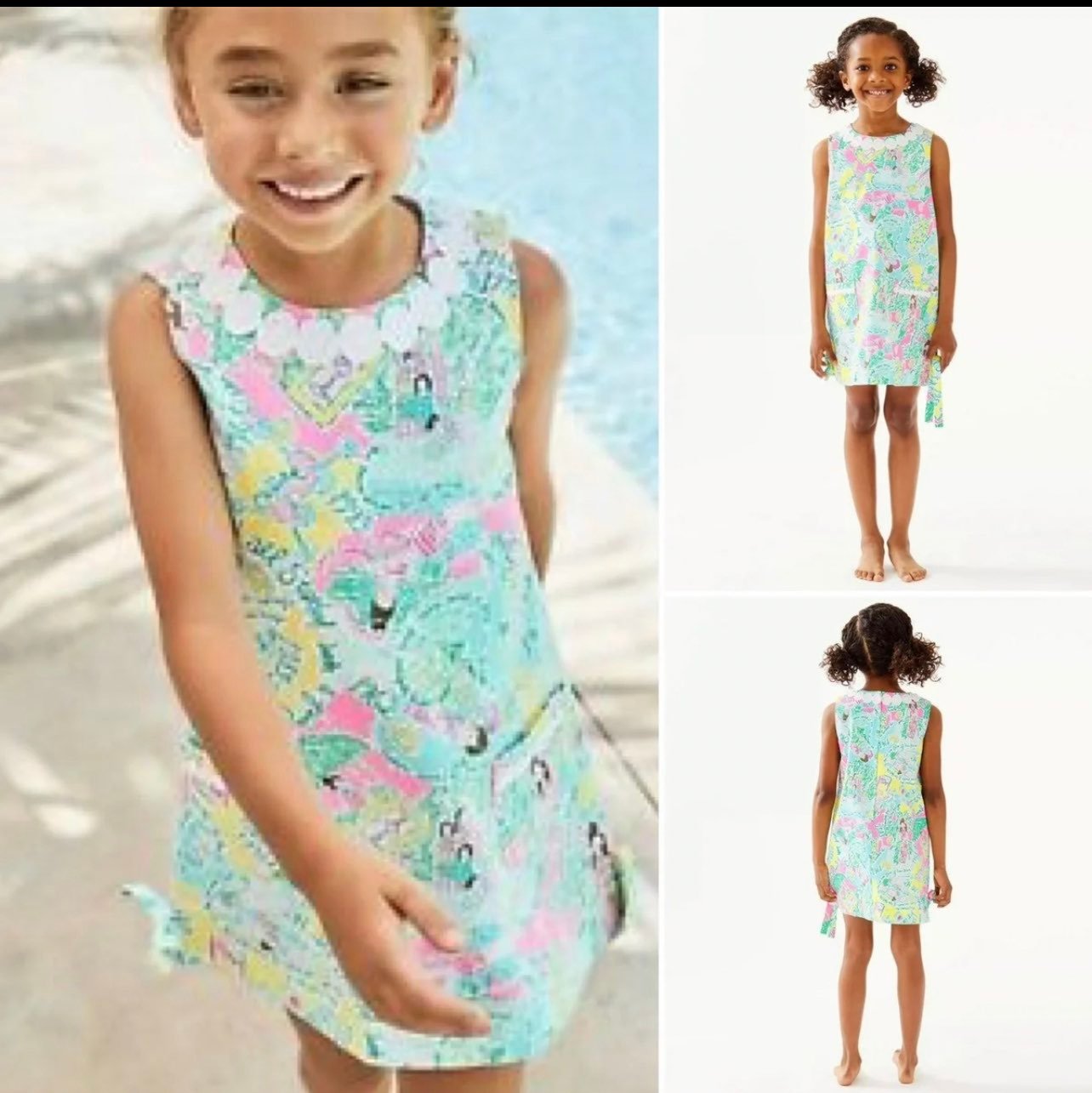 Lilly Pulitzer girls classic shift Pop Up In The Beginning 3