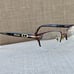 Coach Women Eyeglasses Half Rim Frame Satin Dark Brown/Dark Tortoise JACKIE