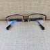 Coach Women Eyeglasses Half Rim Frame Satin Dark Brown/Dark Tortoise JACKIE
