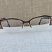 Coach Women Eyeglasses Half Rim Frame Satin Dark Brown/Dark Tortoise JACKIE