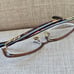 Coach Women Eyeglasses Half Rim Frame Satin Dark Brown/Dark Tortoise JACKIE
