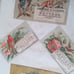 Lot D 50 pc VINTAGE ADVERTISING CIRCA 1840-80 SCRAPBOOKING PAGES ART