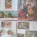 Lot D 50 pc VINTAGE ADVERTISING CIRCA 1840-80 SCRAPBOOKING PAGES ART