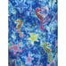 Michael's Abstract Ocean Print Drawstring Swim Trunks Starfish Seahorse L H9
