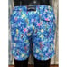 Michael's Abstract Ocean Print Drawstring Swim Trunks Starfish Seahorse L H9