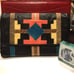 BG Street Clutch Black & Multi Leather