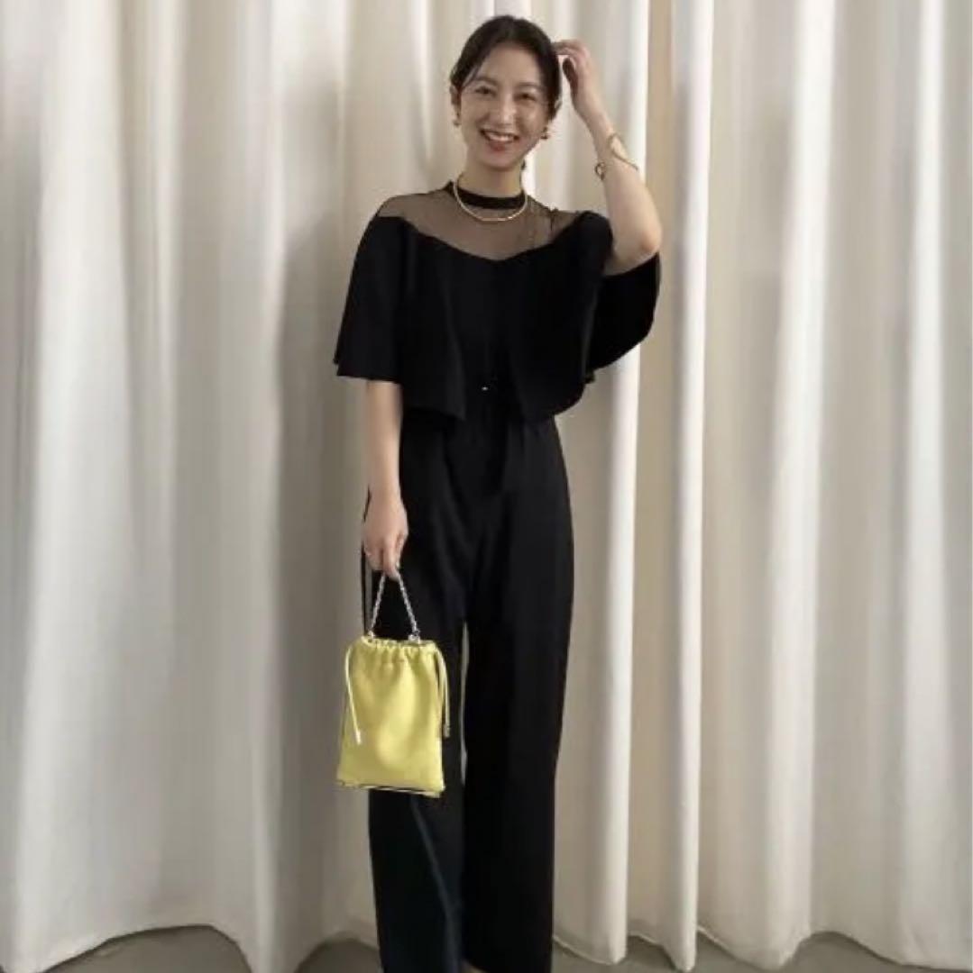 Ameri（アメリ）の「MEDI 2WAY CURTAIN ROMPERS（ワンピース
