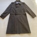 Vintage Lakeland Trench Coat Mens 37X50 Tall Extra Fine Suede Double Breasted