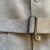 Vintage Lakeland Trench Coat Mens 37X50 Tall Extra Fine Suede Double Breasted