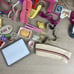 Our Generation 18 Doll with Large Accessory Shoe Lot Food Service Hair Brushes