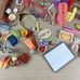 Our Generation 18 Doll with Large Accessory Shoe Lot Food Service Hair Brushes
