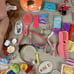 Our Generation 18 Doll with Large Accessory Shoe Lot Food Service Hair Brushes