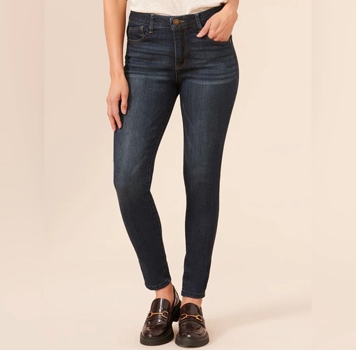 Democracy Ab solution Modern High Rise Ankle Length Petite Skinny Jeans